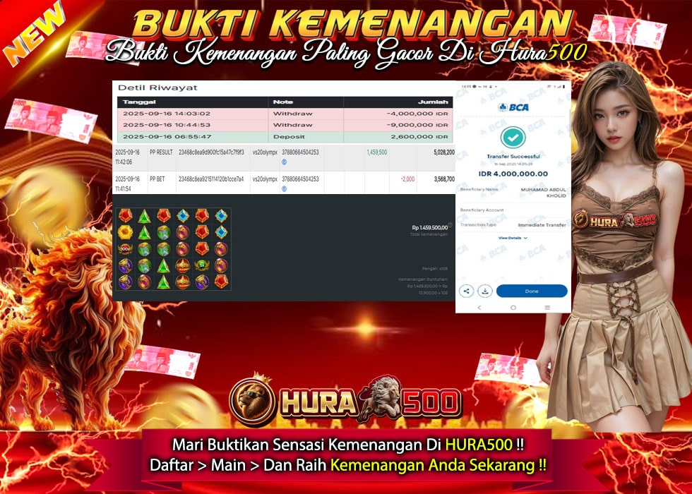 BUKTI JACKPOT SLOT GATES OF OLYMPUS 1000 TERPERCAYA DI INDONESIA TGL 16-09-2025
