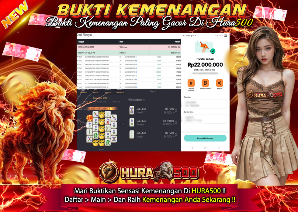 BUKTI JACKPOT SLOT MAHJONG WAYS 2 TERPERCAYA DI INDONESIA TGL 01-05-2026