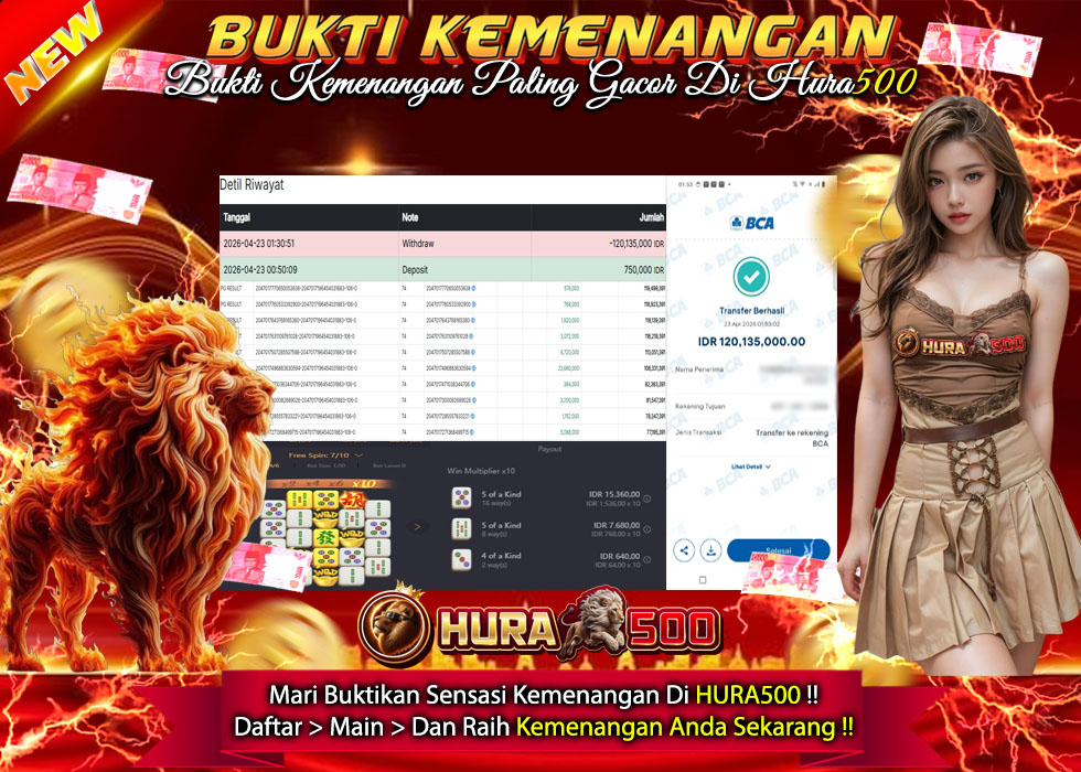 BUKTI JACKPOT SLOT MAHJONG WAYS 2 TERPERCAYA DI INDONESIA TGL 23-04-2026