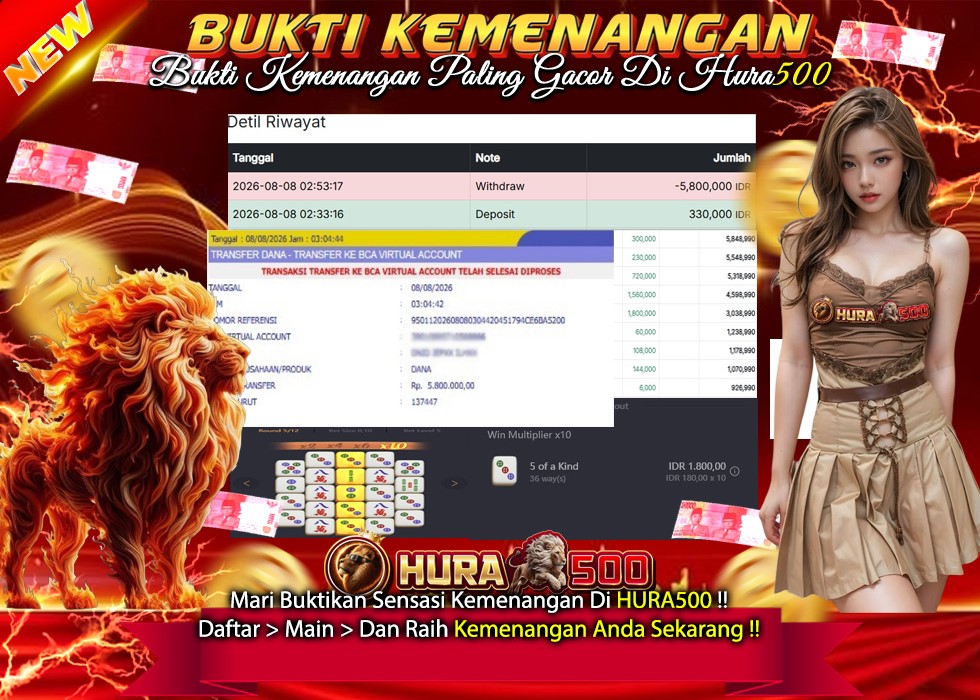 BUKTI JACKPOT SLOT MAHJONG WAYS TERPERCAYA DI INDONESIA TGL 08-08-2026