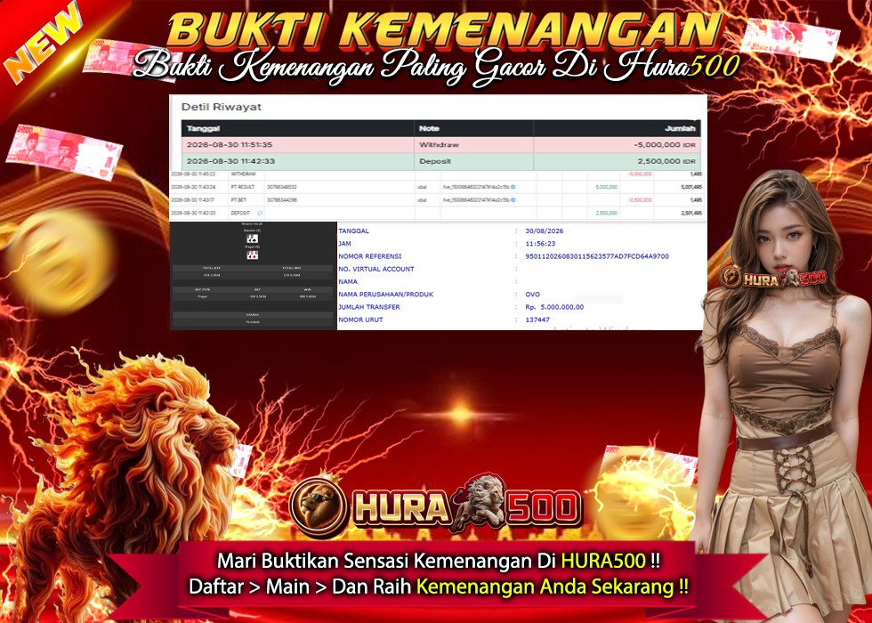 BUKTI JACKPOT LIVE CASINO BACCARAT DI INDONESIA TGL 30-08-2026