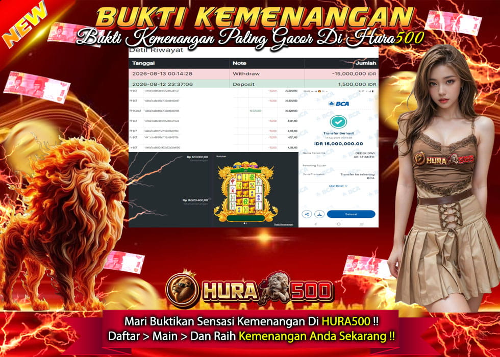 BUKTI JACKPOT SLOT MAHJONG WINS TRIPLE POT TERPERCAYA DI INDONESIA TGL 13-08-2026