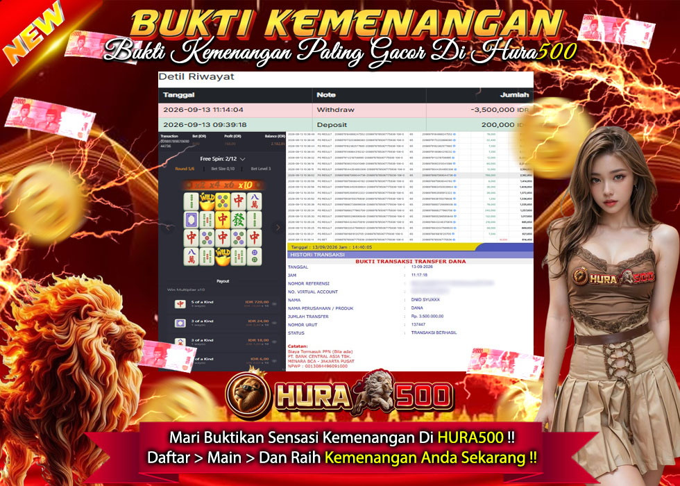 BUKTI JACKPOT SLOT PG SOFT MAHJONG WAYS TERPERCAYA PALING GACOR DI INDONESIA TANGGAL 13-09-2026
