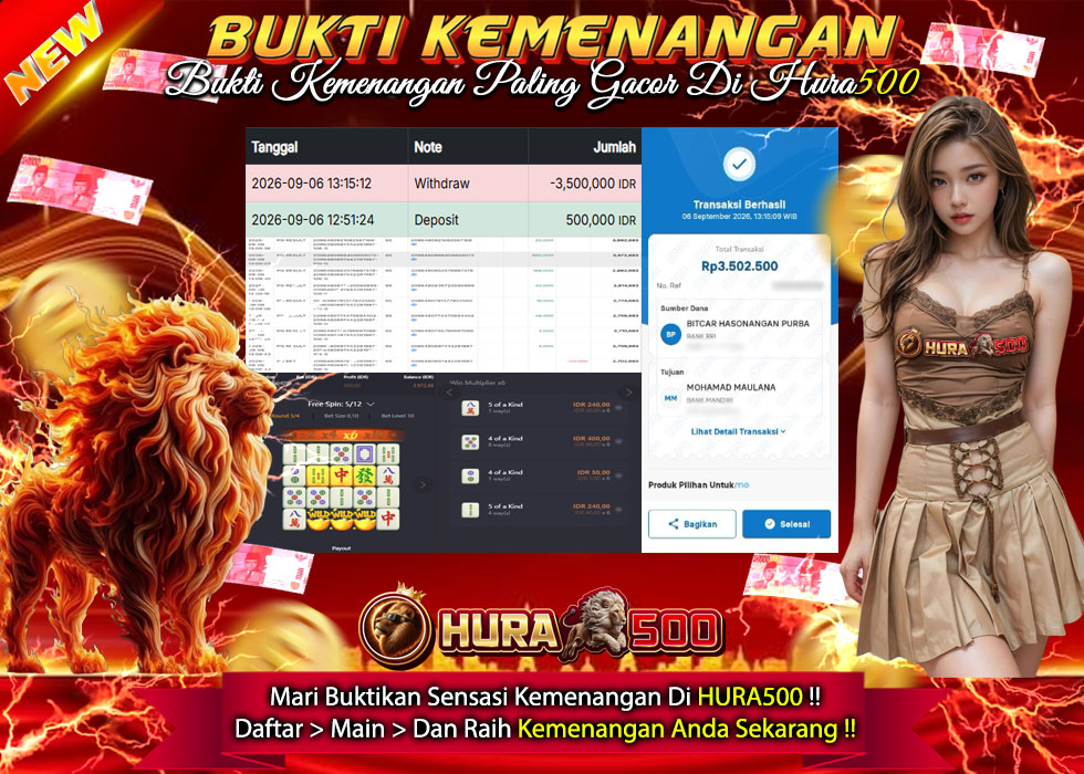 BUKTI JACKPOT SLOT MAHJONG WAYS TERPERCAYA DI INDONESIA TGL 06-09-2026