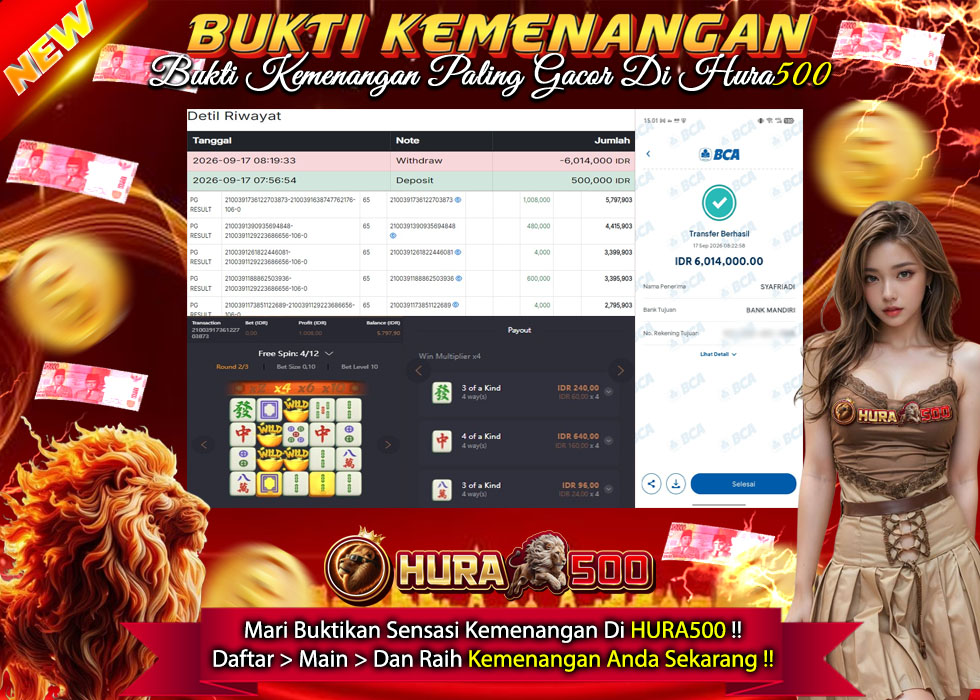 BUKTI JACKPOT SLOT PG SOFT MAHJONG WAYS PALING GACOR & TERPERCAYA DI INDONESIA TANGGAL 17-09-2026